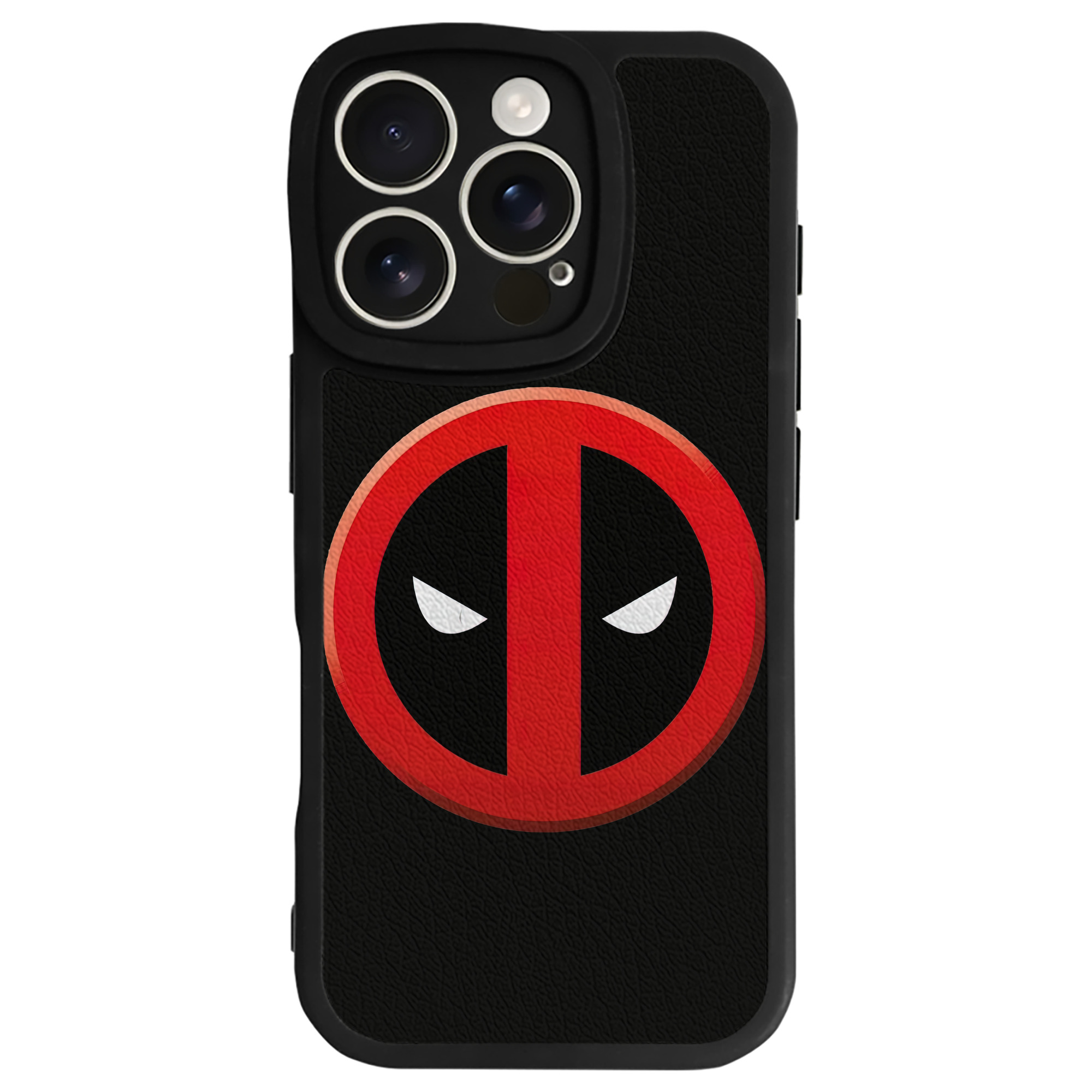 （画像用） Deadpool デッドプール 【iPhone 16シリーズ対応】シリコンスマホケース（レザー調） 材質：シリコン